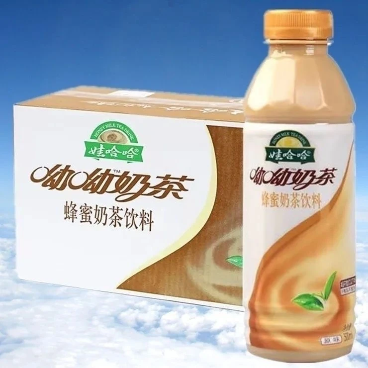 娃/哈哈呦呦奶茶500g蜂蜜奶茶下午茶休闲经典原味顺滑浓香茶味