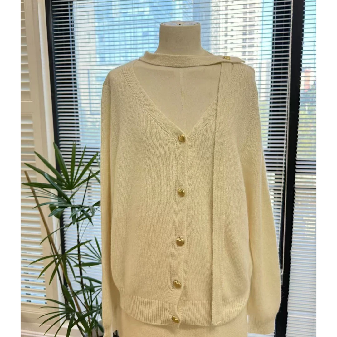 2475新款针织衫气质休闲时尚镂空纯色百搭网红长袖毛衫秋冬宽松