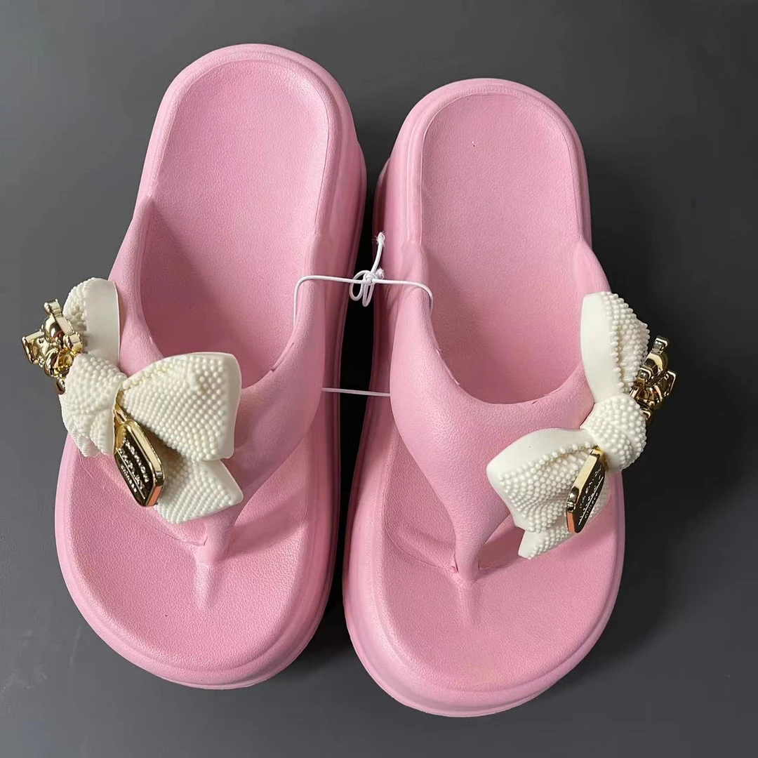 2024新款洞洞女夏季外穿厚底防滑防臭软底踩屎感拖鞋时尚情侣包头