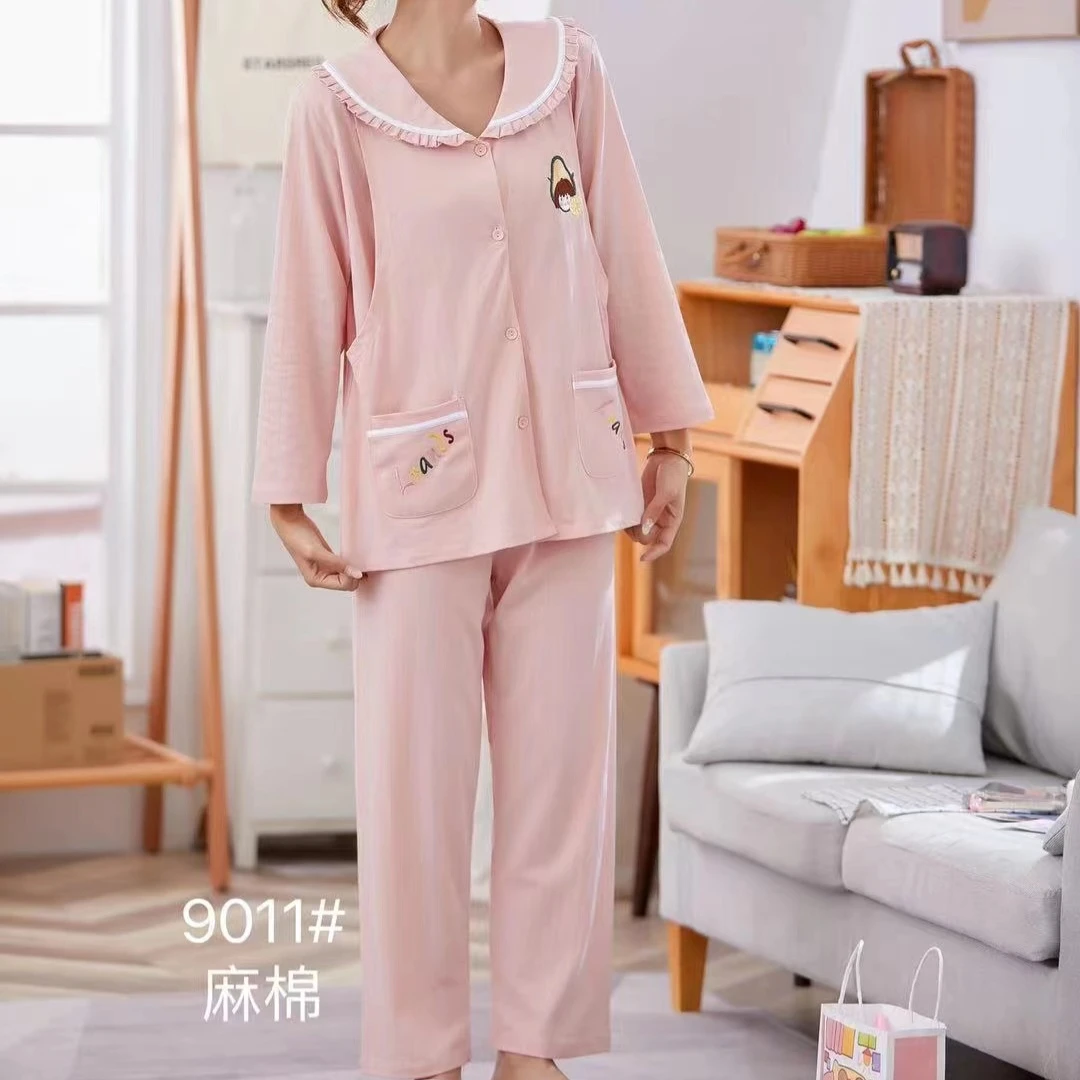 高品质 福利 产后月子服产后家居服春秋长袖舒适夏季薄款春夏款