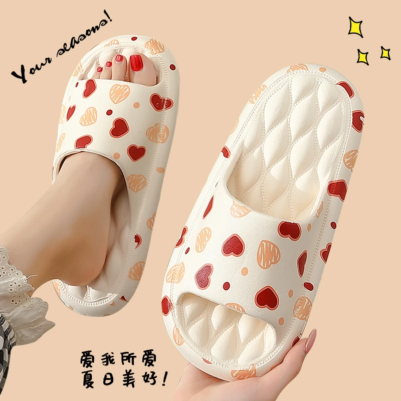 情侣凉拖鞋女夏季居家居室内高级踩屎感防滑浴室一对加厚拖鞋男款