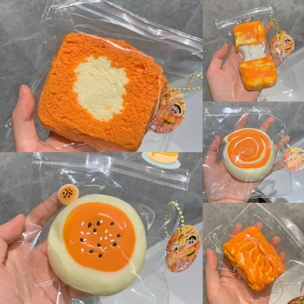 〖泥感.食物系列捏捏〗解压硅胶捏捏乐·默认瑕疵
