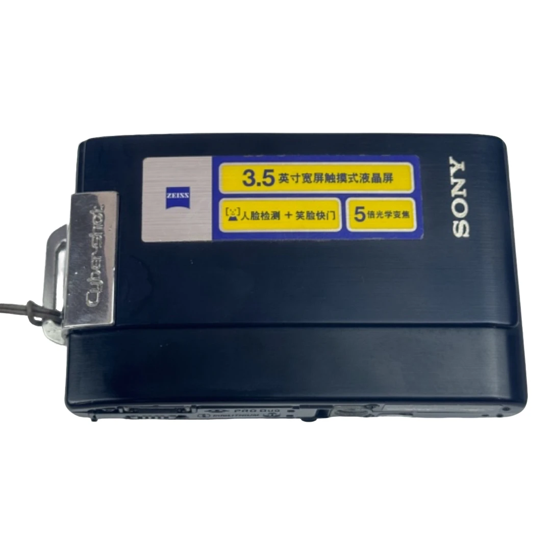 9新 Sony/索尼 t200 屏幕有贴膜 滑盖ccd复古数码相机便携