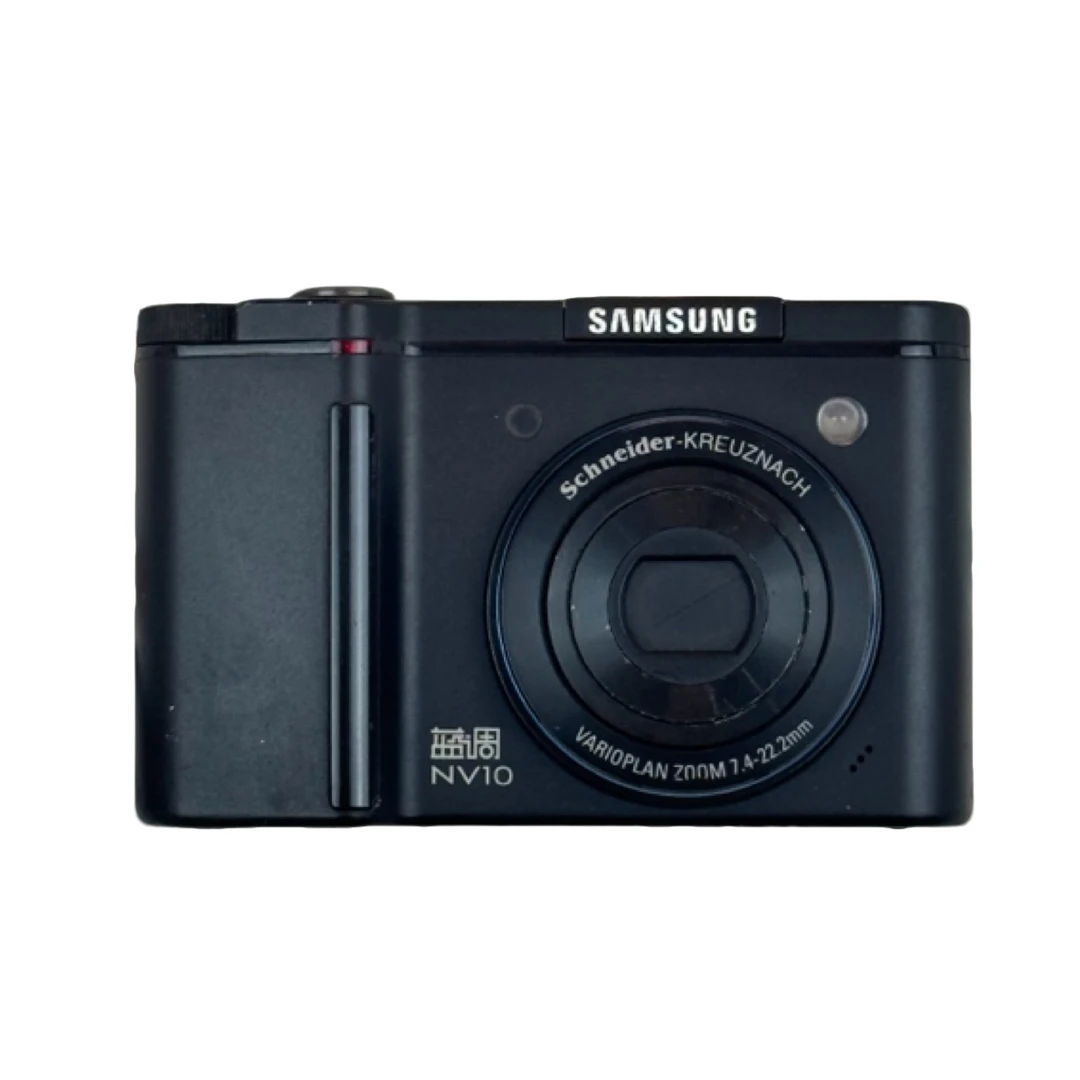 9新 Samsung/三星 蓝调 nv10 黑色 复古ccd数码相机 冷色调