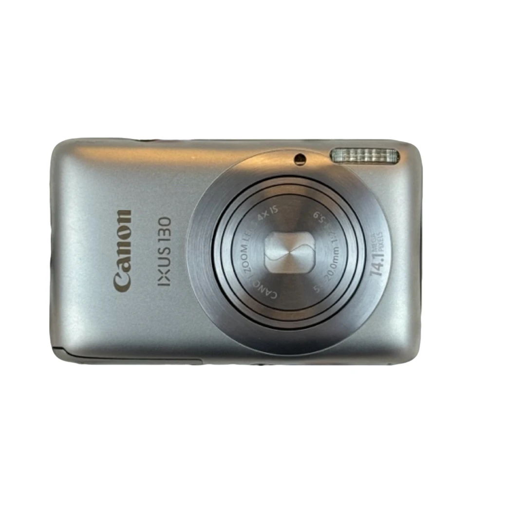 95新 Canon/佳能 ixus130 银色 复古ccd数码相机 冷白皮网红机