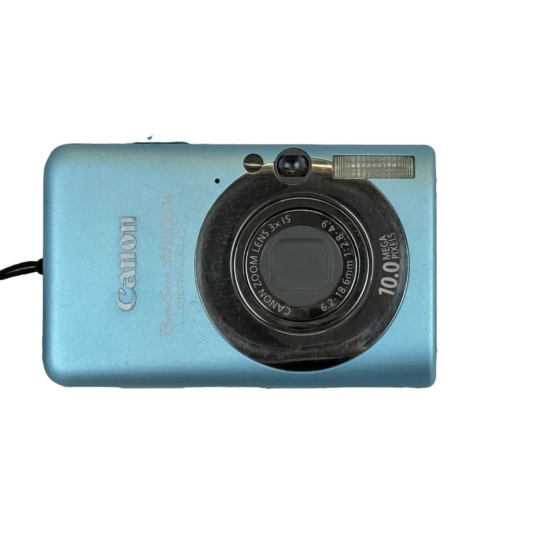 9新 Canon/佳能 ixus95 沈月同款 屏幕有膜蓝色 复古ccd数码相机