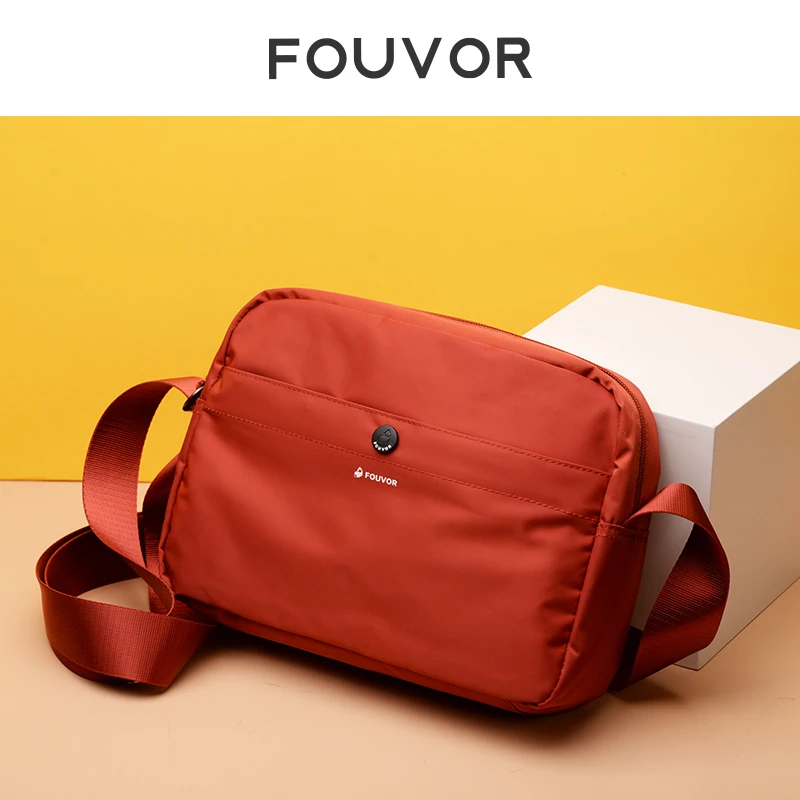 2025新款女包牛津布单肩包简约百搭斜挎包休闲女士帆布包2918-08