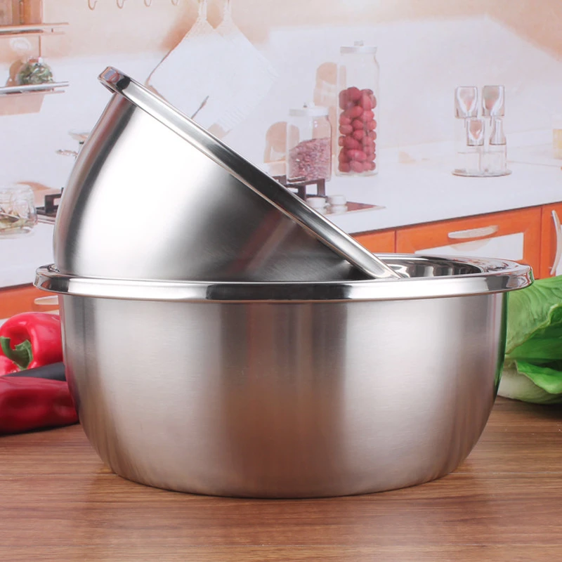 【庆展】 不锈钢大汤盆和面盆圆形 洗菜盆打蛋盆0037