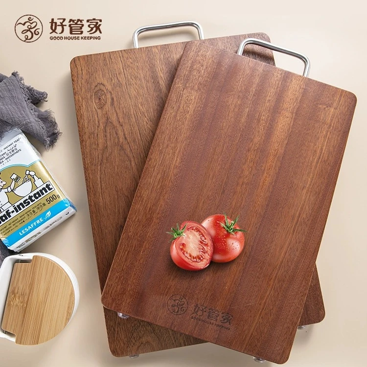 好管家菜板乌檀木整木砧板大号5732