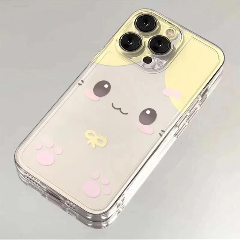 大脸猫咪适用iphone15promax手机壳苹果13/14/12小米vivo华为oppo