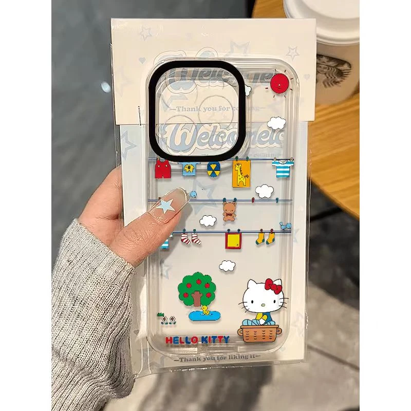 家庭kt猫适用iphone15promax手机壳苹果13/14/12小米vivo华为oppo
