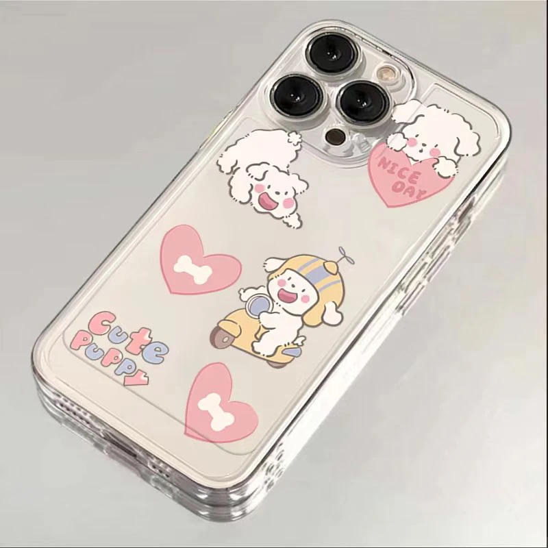 可爱小狗适用iphone15promax手机壳苹果13/14/12小米vivo华为oppo