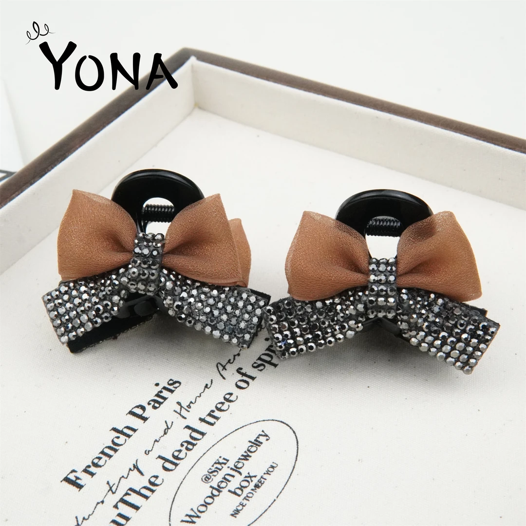 【FL014】精致小巧蝴蝶结刘海夹边夹碎发夹甜美小夹子