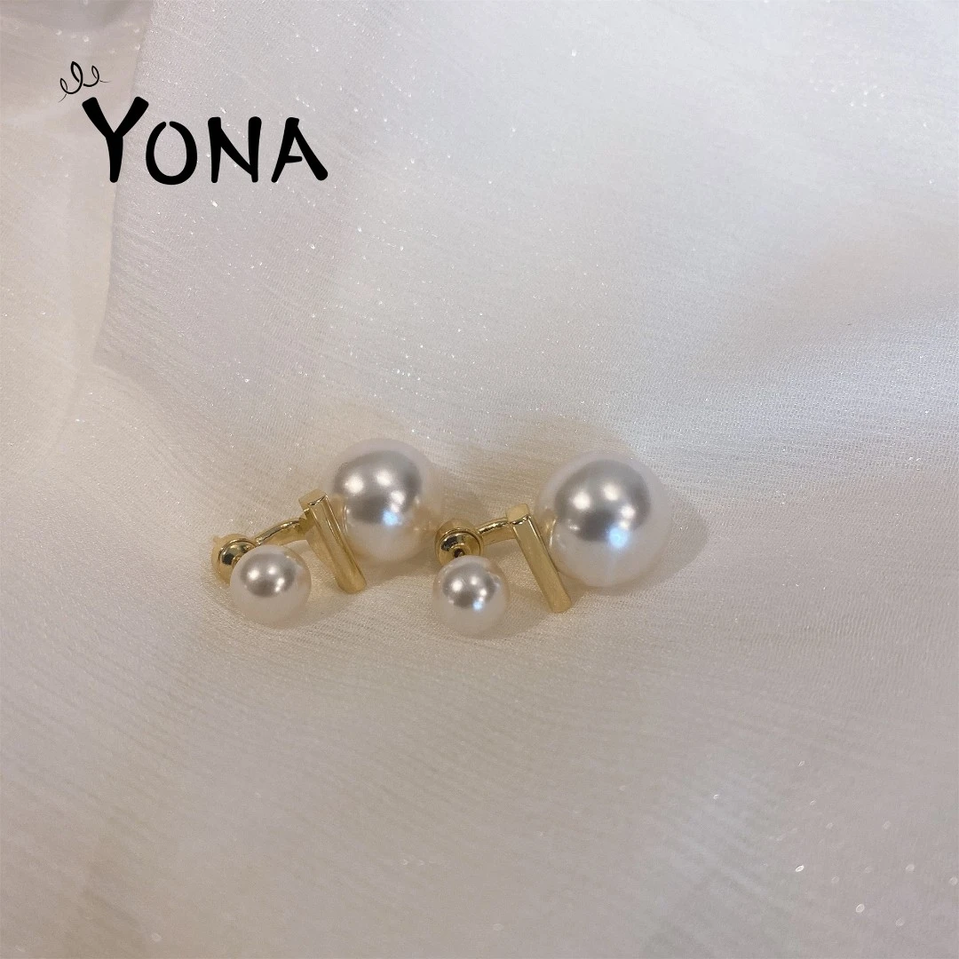 仿珍珠耳饰 【ES001】经典气质法式优雅耳环冷淡风珍珠耳饰小众