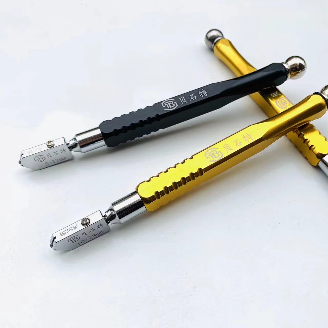 贝石特金刚石玻璃刀滚轮式划厚玻璃瓷砖专用切割刀镜子划刀工具