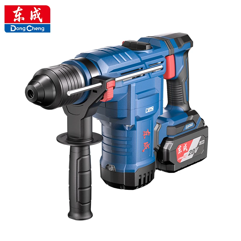 东成DCZC02-28充电电锤重型方柄冲击钻锂电电镐无刷无线带离合