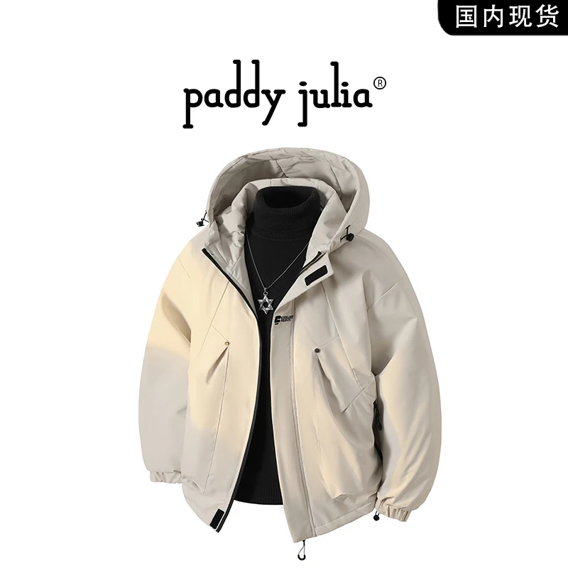 Paddy julia棉服男款冬季情侣款加厚保暖休闲高级感潮牌棉袄外套