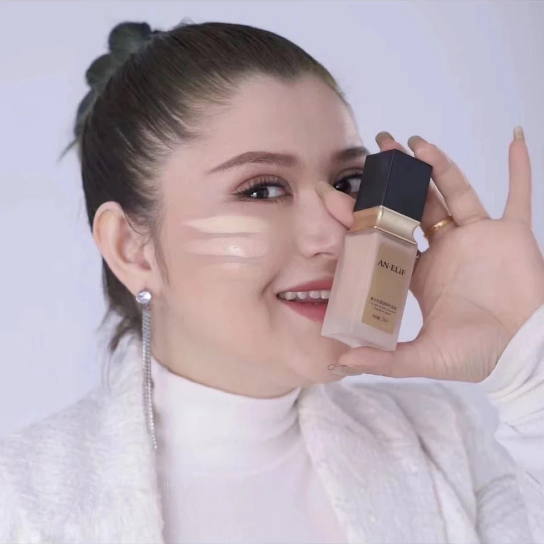 【新疆包邮】AN-ELIF无暇遮瑕粉底液持久不脱妆粉底液