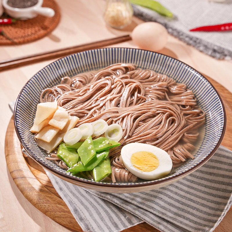 【鲨鱼菲特】荞麦面低脂肪饱腹面条苦荞全麦纯粗粮挂面生面劲道主食