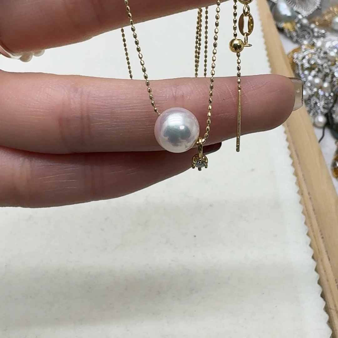 【闪购商品】海水珍珠颈饰18K金镶嵌