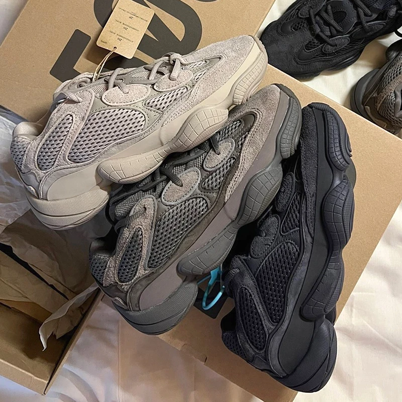 椰子之恋椰子运动鞋男500黑武士大地灰骨白海盐女鞋老爹鞋跑步鞋