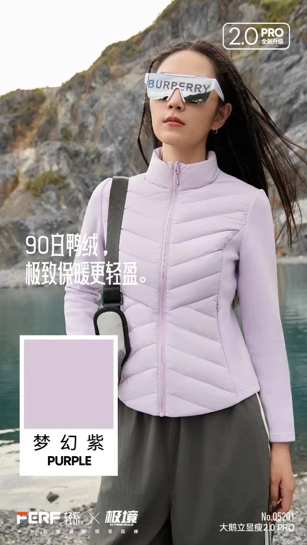 5201女款秋冬立领显瘦气质轻薄短款休闲棉衣