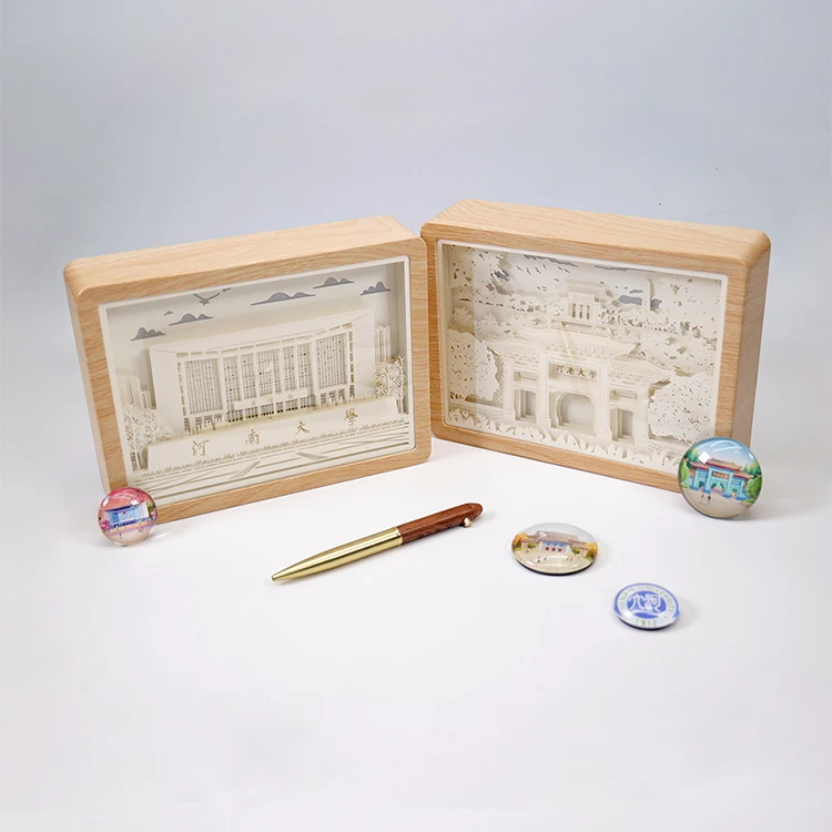 河大建筑——纸雕灯文创周边礼物创意