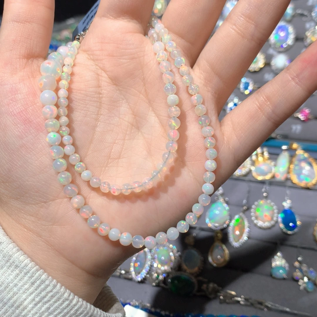 【闪购商品】欧泊a福利项链银S925镶嵌
