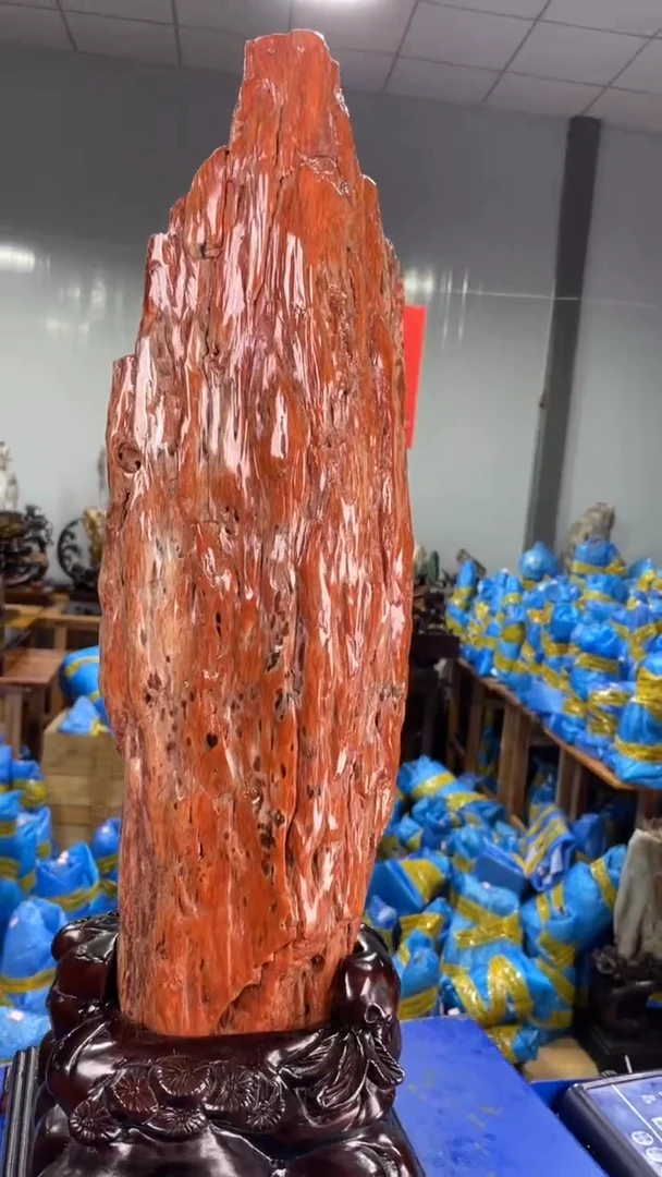 【闪购商品】硅化玉摆件未镶嵌76