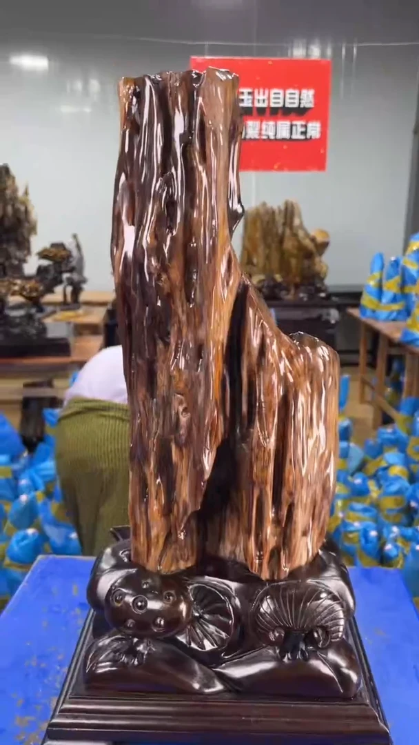 【闪购商品】硅化玉摆件未镶嵌A26