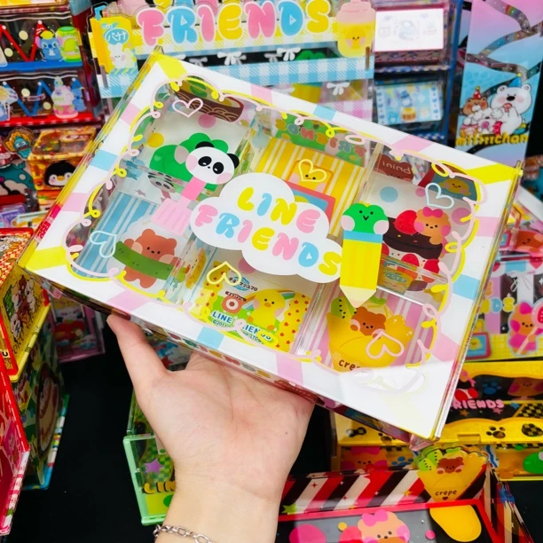 【手绘line friends系列】手绘亚克力周边DIY冰箱贴pp夹钥匙扣