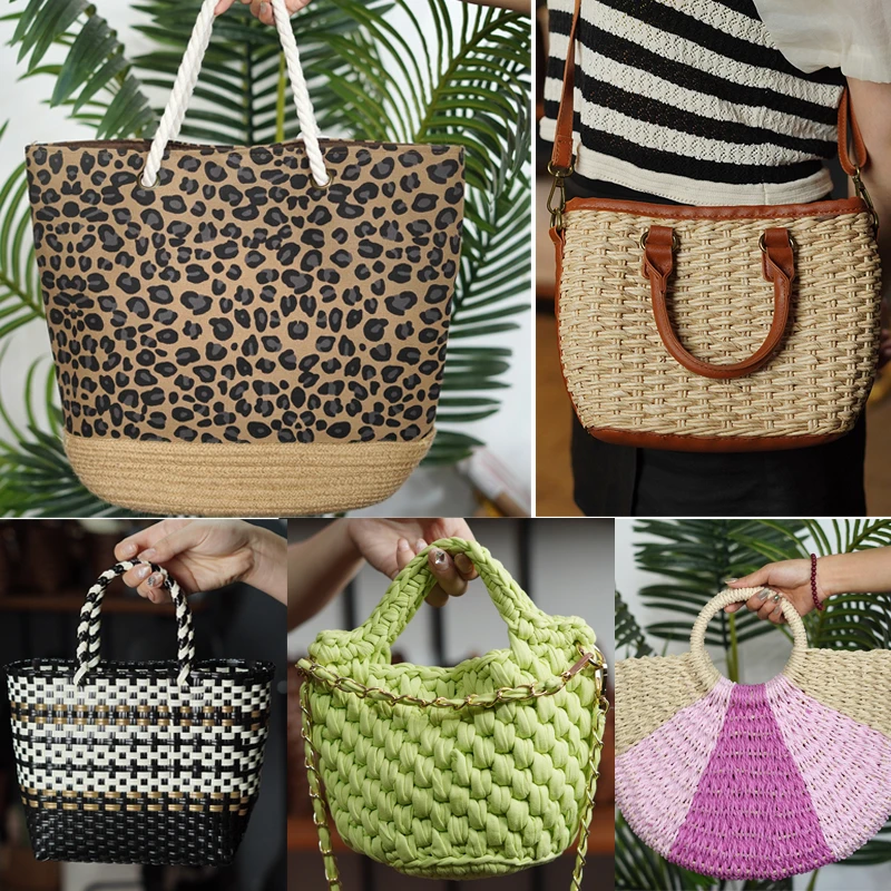 【孤品】外贸尾单法式慵懒海边拍照沙滩包单肩包斜挎包  No退No换