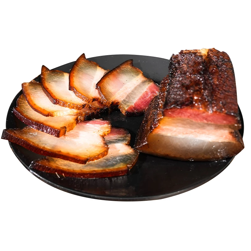 张家界特产宏嗲嗲优选正宗农家风味传统工艺腌制烟熏腊肉2斤包邮