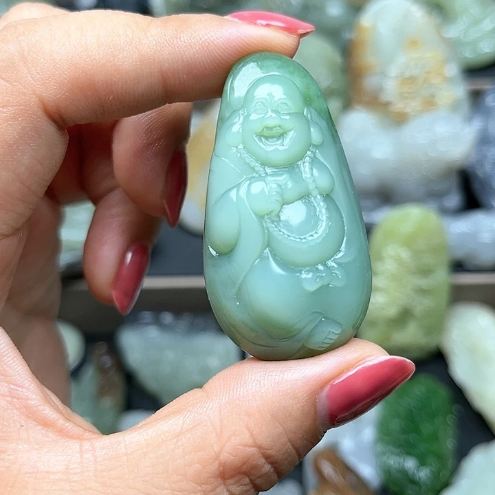 和田玉颈饰未镶嵌天*秀