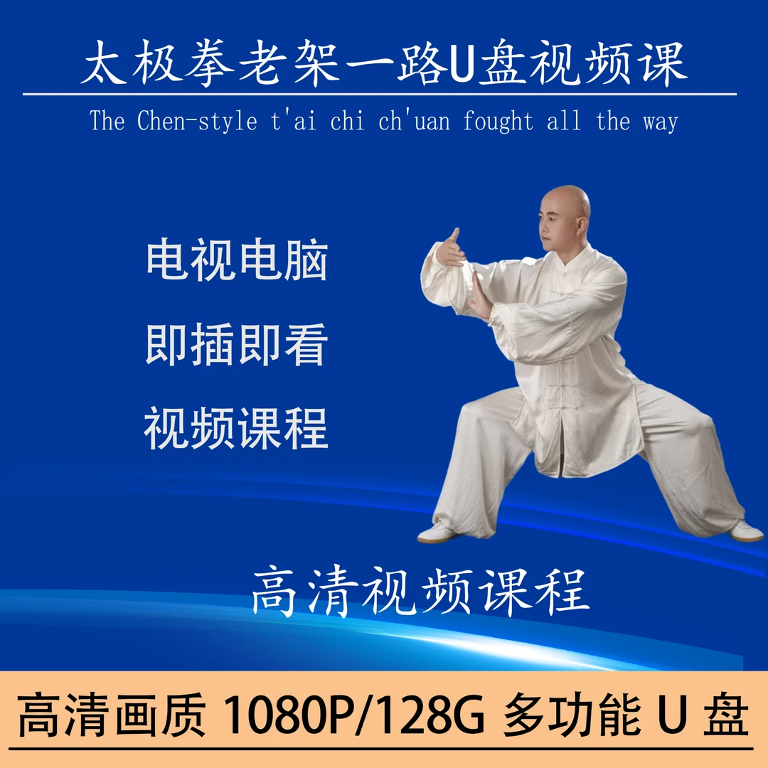 74式老架一路高清教学视频U盘