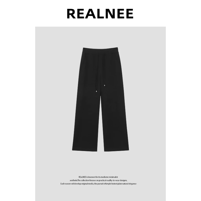 Y家【圣日耳曼】“Y驼绒”舒适百搭松紧腰抽绳休闲裤RLMMT4XK03927