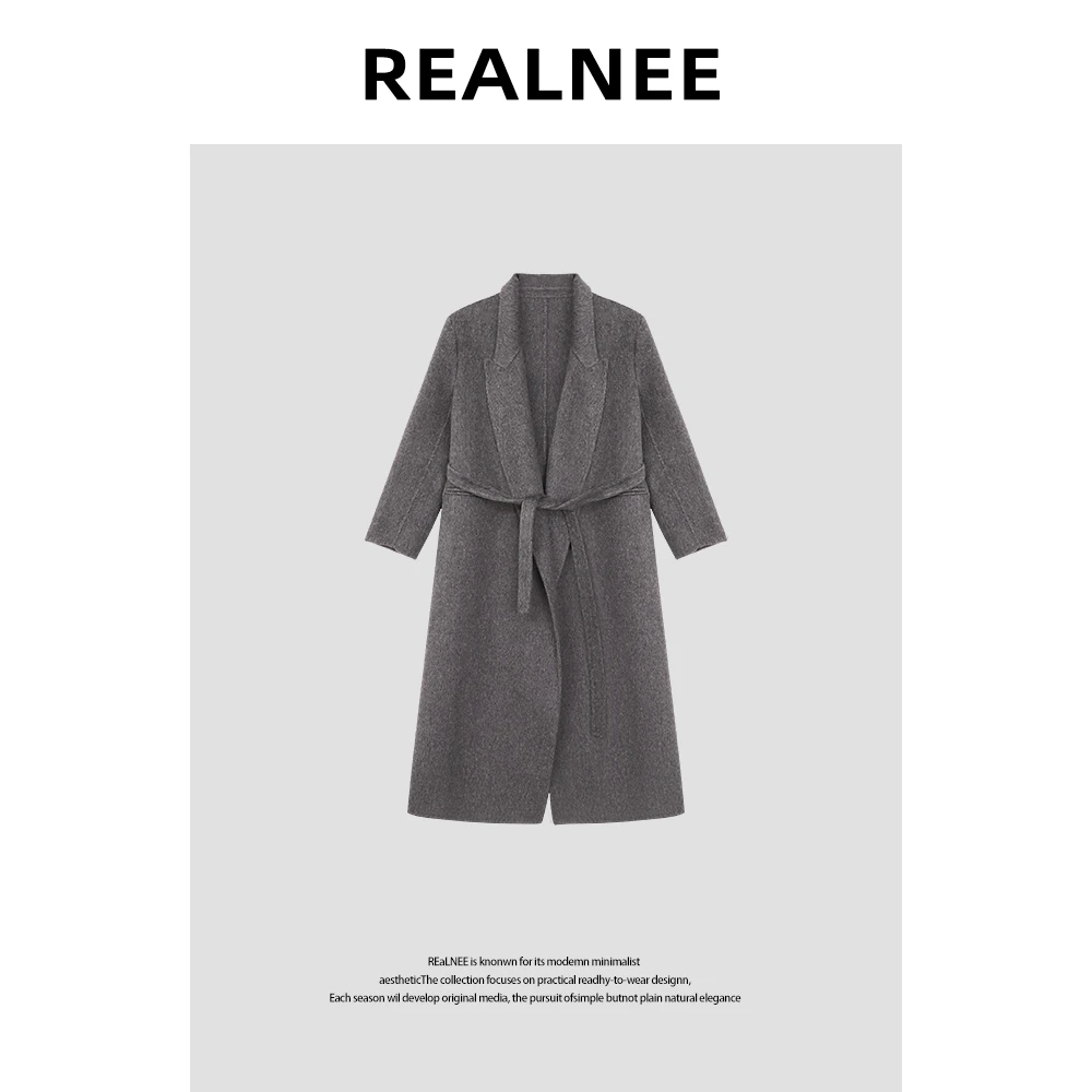 【柏林情书】“90羊毛外套”高级感轻奢宽松羊毛大衣RLMMT09DY25X7201