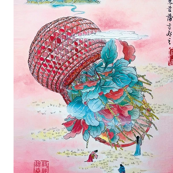 只只【拆盒】收藏级手绘A5大卡《诗经绘卷》优雅登场 盲盒 【默认代拆】