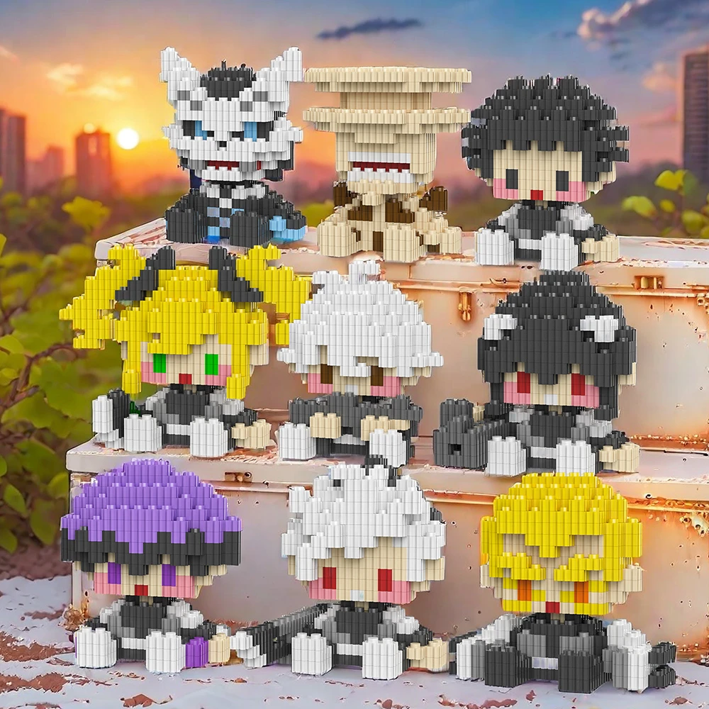 【怪物8号】积木手办玩具礼物摆件