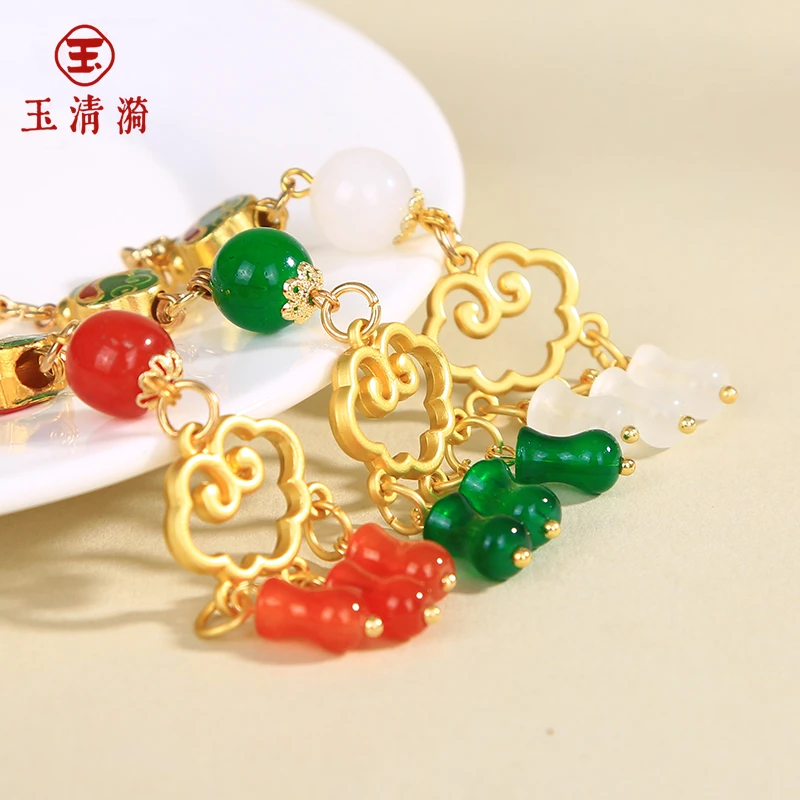 【祥云压襟】新中式国风旗袍汉服原创手工DIY压襟