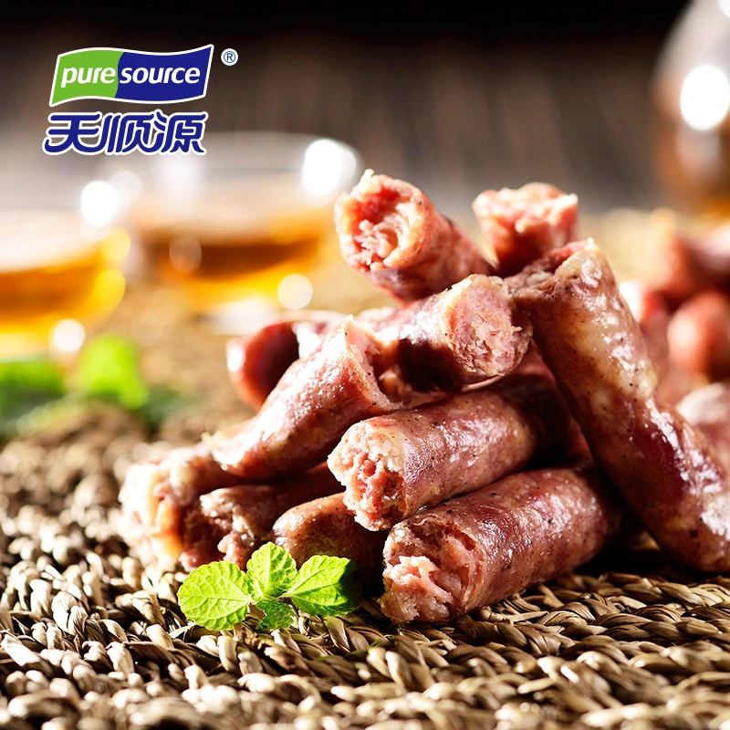 天顺源牛肉香槟肠160g清真哈尔滨红肠肉肠东北特产
