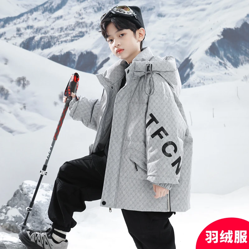 男童冬款羽绒服新款洋气冬季加厚保暖儿童炸街【奇斯熊】D3073