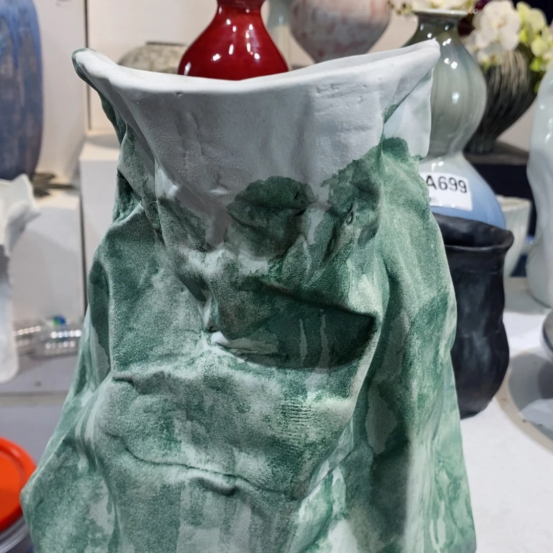 ?*开景德镇陶瓷高温花瓶