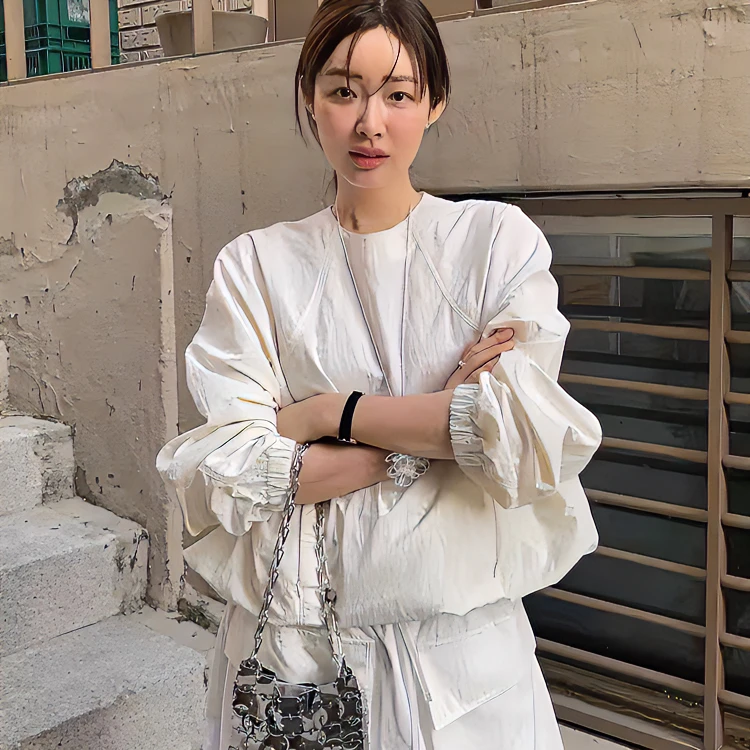 QD003韩国代购2024新款女装宠粉合集 时尚潮流气质休闲户外中长款