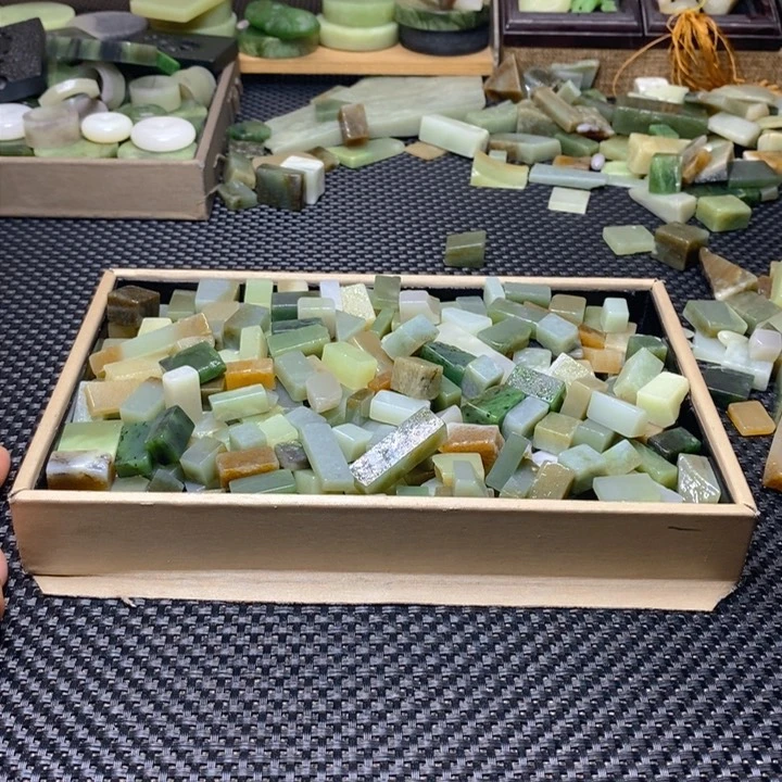 和田玉珠宝半成品未镶嵌汤****缸