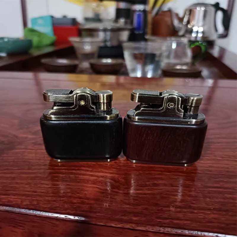 磕头机582 复古情怀立显格调搭配不同颜色送礼纪念檀木煤油打火机