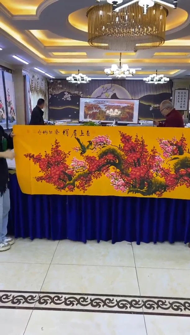 【闪购商品】绘画王老师《喜上眉梢》六尺