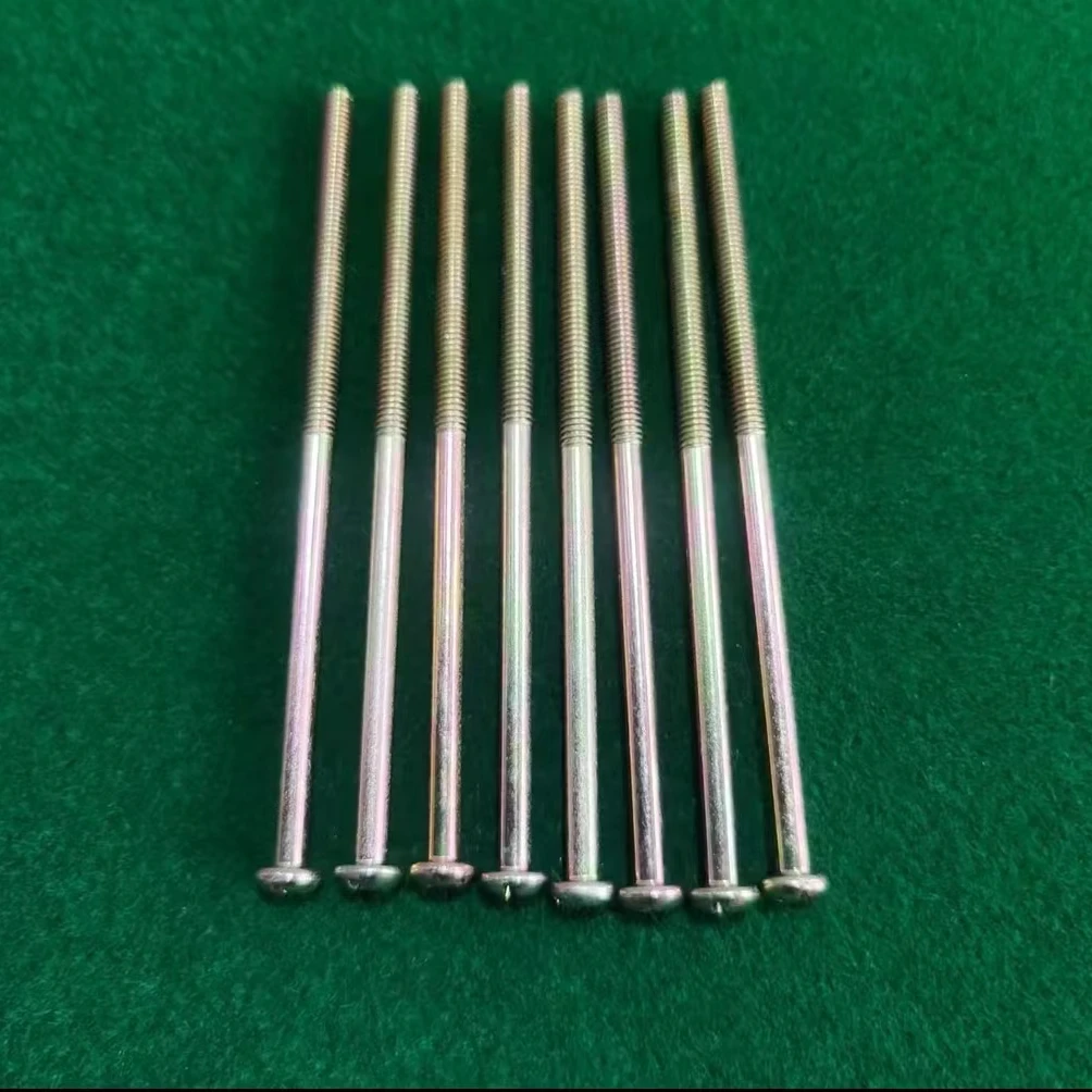 麻将机配件边框加长螺丝镀锌十字圆头