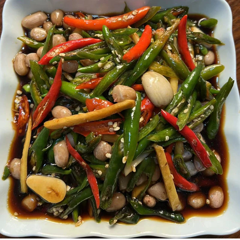 鼎食乐腌辣椒 250克/包 （及时取件，冷冻保存）