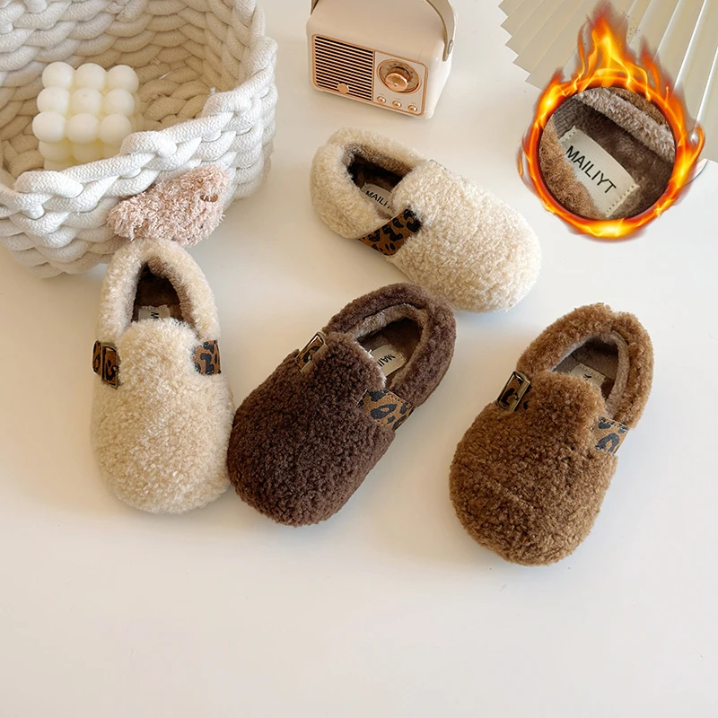 ABC宝宝棉鞋冬季儿童婴儿软底二棉鞋女童加绒秋冬保暖小童豆豆鞋